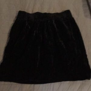 Crushed Velvet Mini Skirt